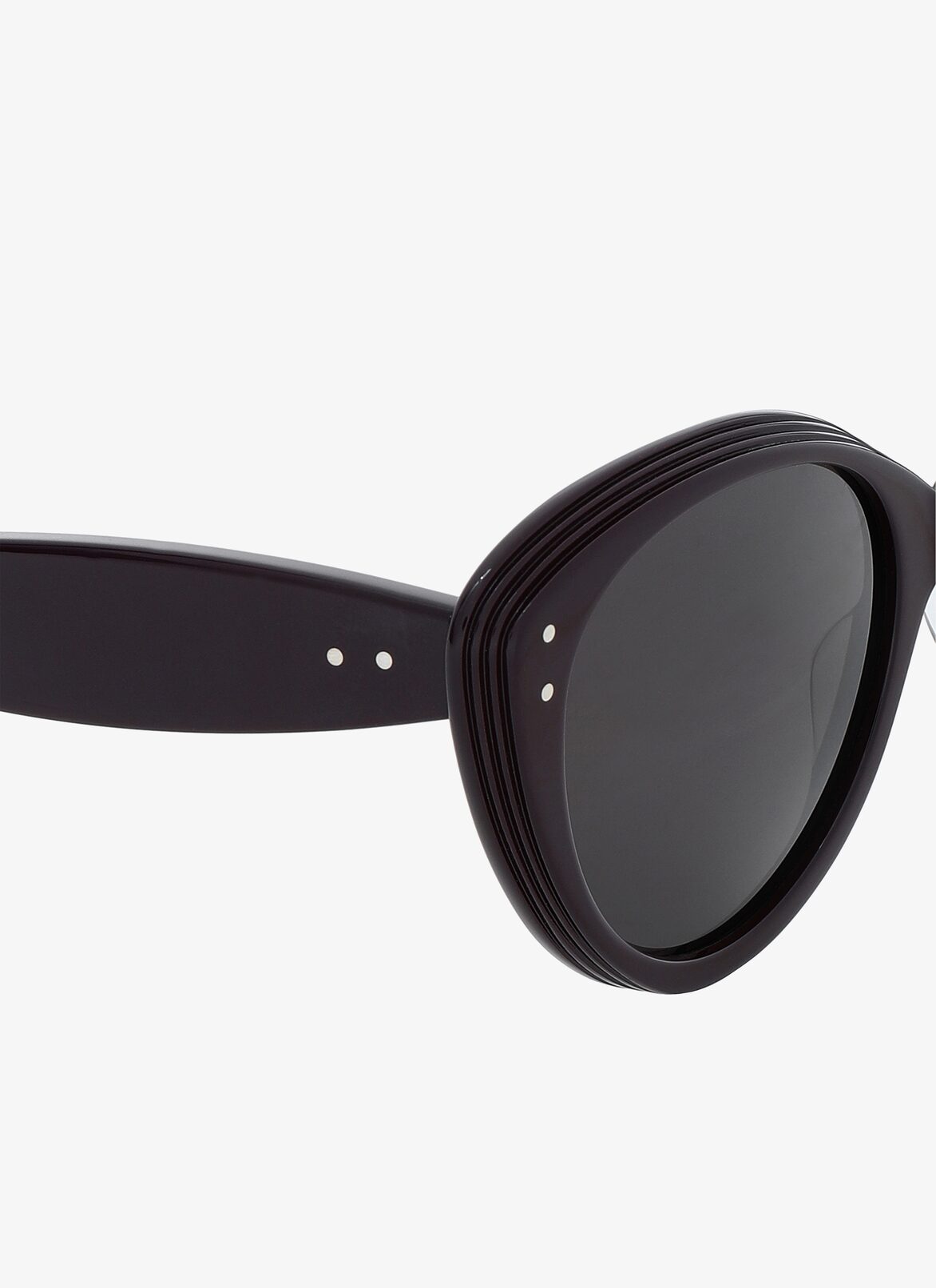 Burgundy Cat-Eye Sunglasses ALAÏA BURGUNDY-BURGUNDY-GRAY BURGUNDY CAT-EYE SUNGLASSES